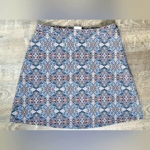 Cooperative X Urban Outfitters Mini Skirt Women's 0 Black, Blue&Orange Geometric